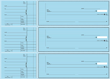 Three-To-A-Page General Purpose AH Checks 1