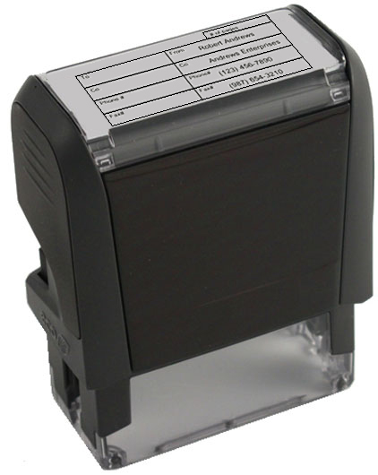 Self-Inking Fax Cover Stamp 1