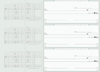 ValuePack<sup><small>�</small></sup> Three-To-A-Page Payroll XS Checks 1