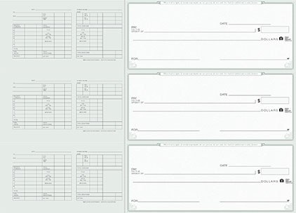 ValuePack<sup><small>�</small></sup> Three-To-A-Page Payroll XV Checks 1