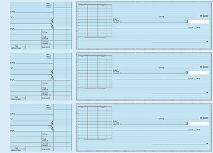Three-To-A-Page Accounts Payable JL Checks 1