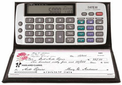 Bi-Fold Vinyl Calculator Cover 1