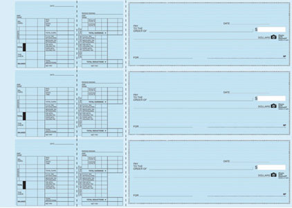 Three-To-A-Page Payroll XV Checks 1