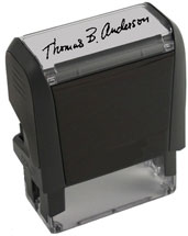 Self-Inking Signature Stamp