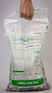 12x22 Large Coin Bag