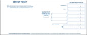 DT4 Book Bound Deposit Tickets 