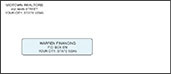 Three-To-A-Page Compatible Envelopes – Single Window
