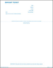 LPDTA1 Laser Deposit Ticket Peachtree