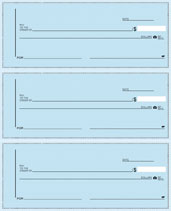 Three-To-A-Page MS Checks