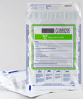 9x12 Opaque Single Compartment w/Doc Pouch